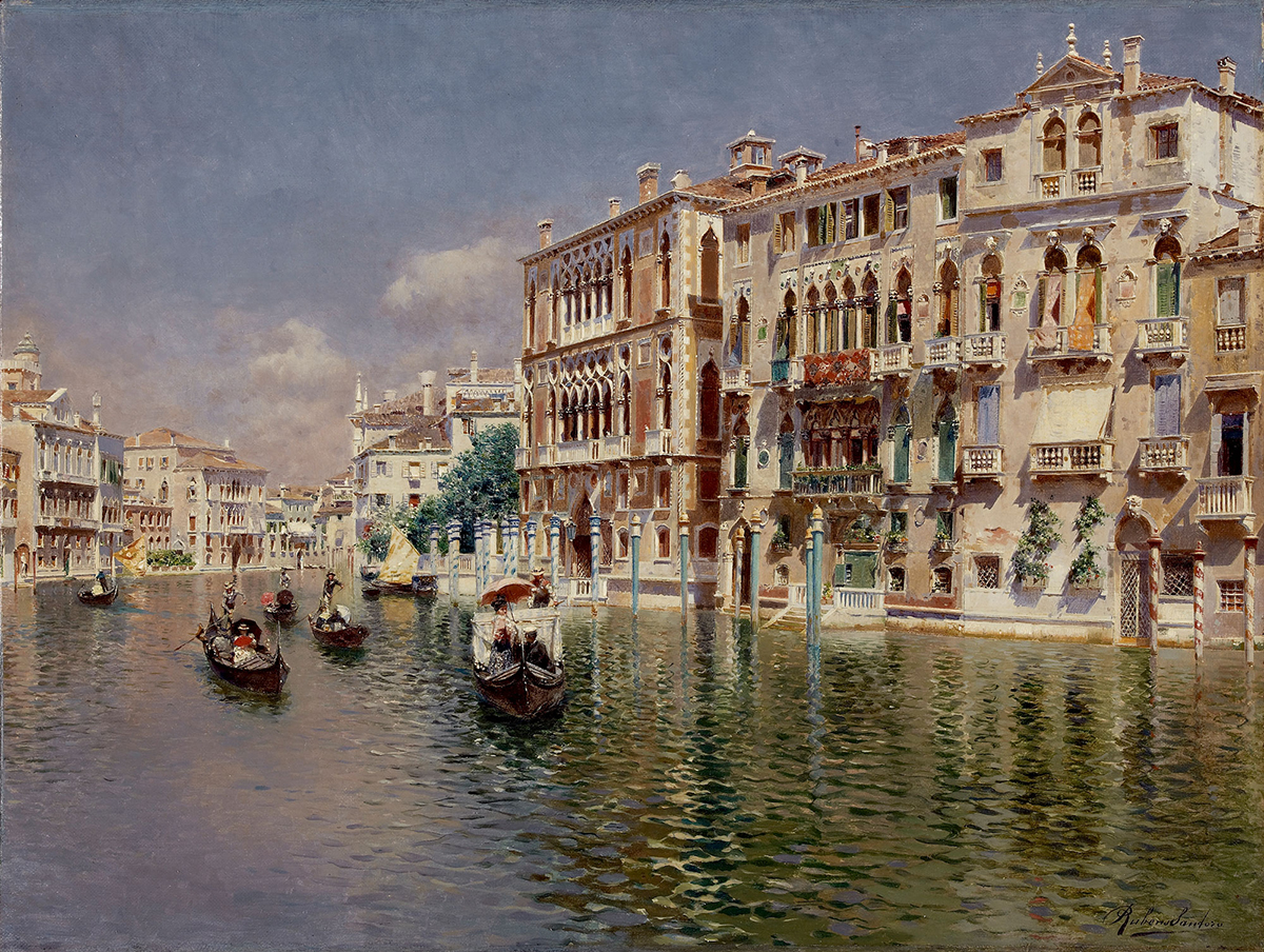 Mirrored Images Rubens Santoro Grand Canal, Venice. n.d.