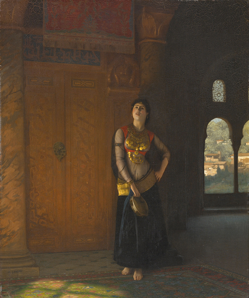 Across Time & Place Jean Leon Gerome La Chanteuse . c. 1880.