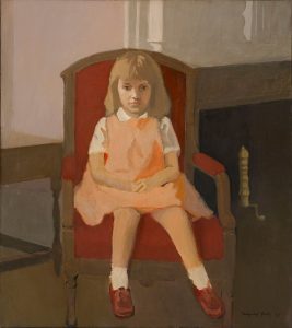 Mirrored Images Fairfield Porter Elizabeth in a Red Chair . 1961