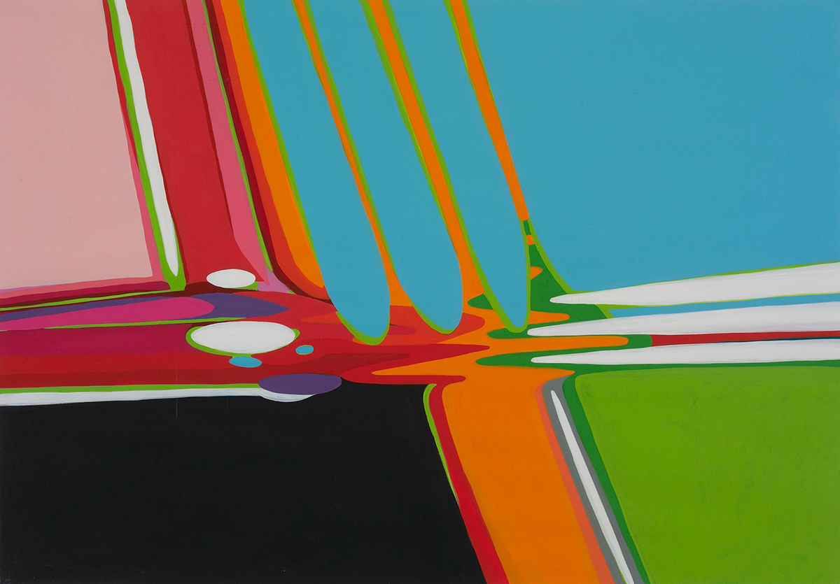 Picture Perfect: Selections from the Permanent Collection Wayne Gonzales Untitled (Pool Table Abstraction) . 1998