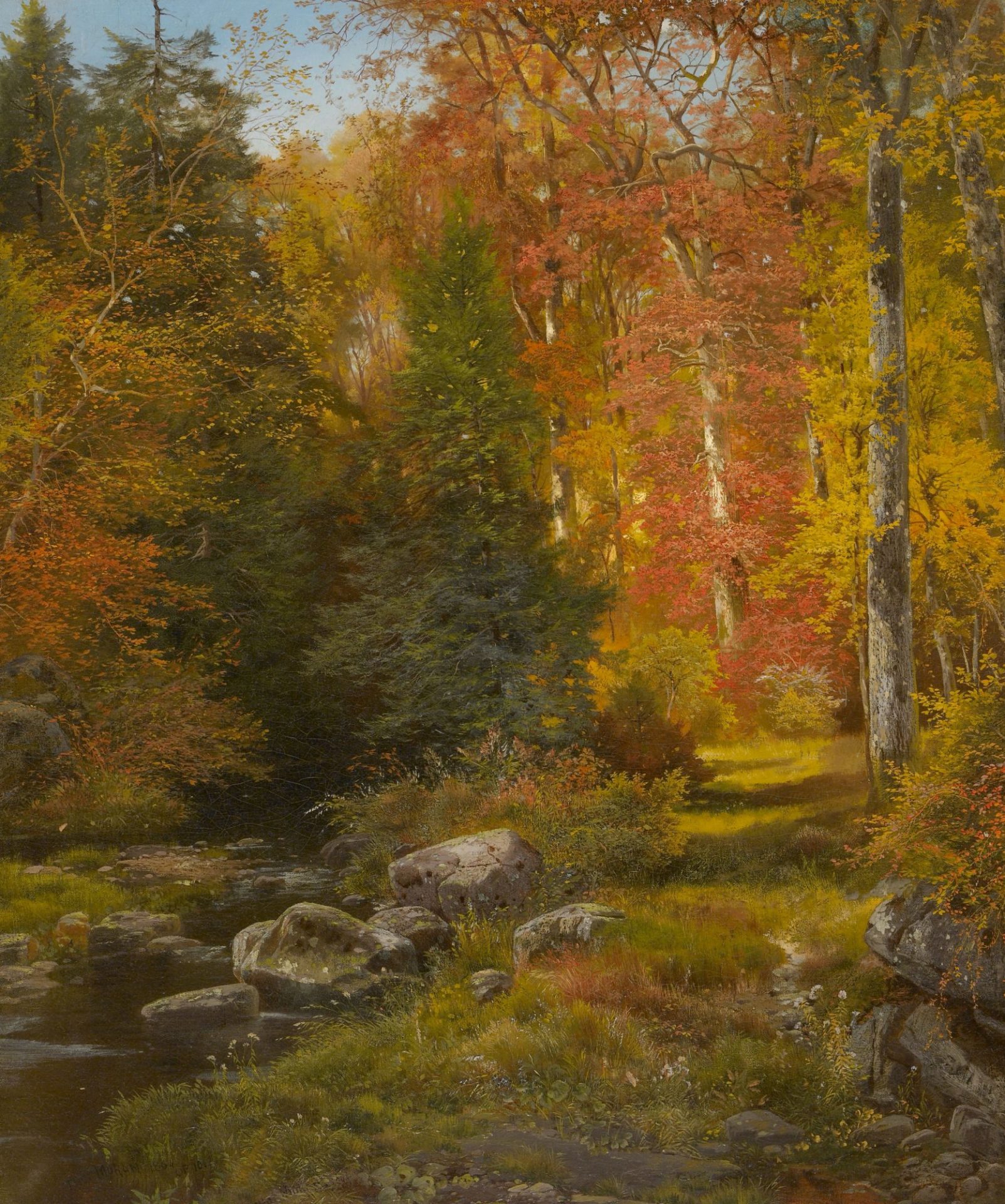 Collection Spotlight: Thomas Moran's "The Woods in Autumn"