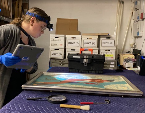 Behind the Scenes: Registrar Examine's Florine Stettheimer Painting