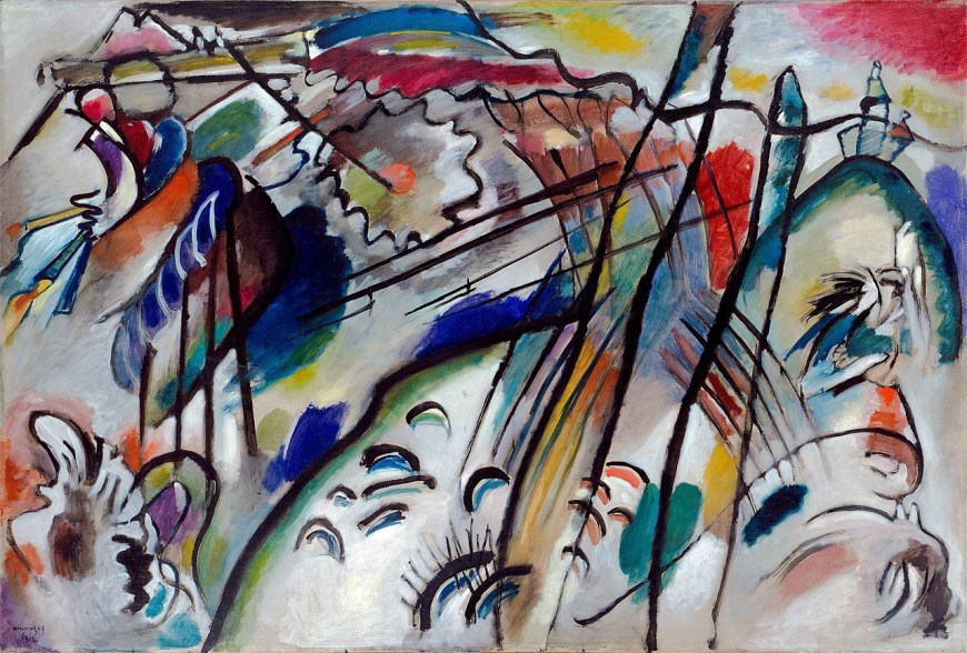 COLLECTION SPOTLIGHT: Howardena Pindell's "Relationship's (Kandinsky #1)"
